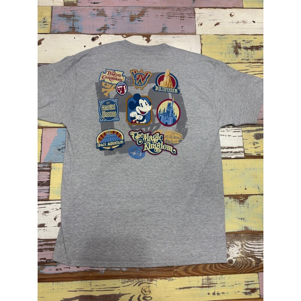 Disney Shirt Unisex Large Grey Walt Disney World 45th Anniversary Disney Parks